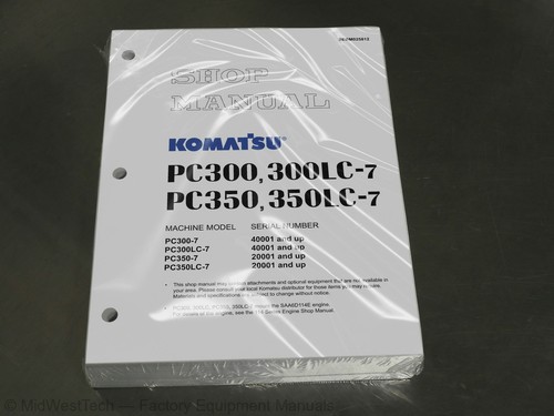 Komatsu pc300 pc300lc 7 - komatsu, pc300-7,