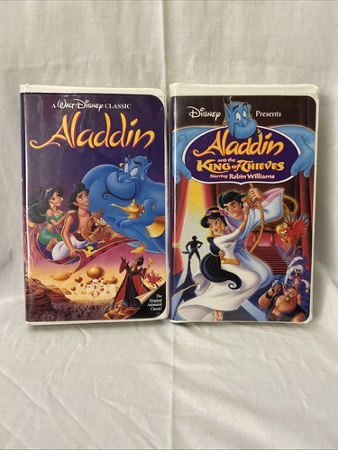Lot disney s aladdin vhs - lot,