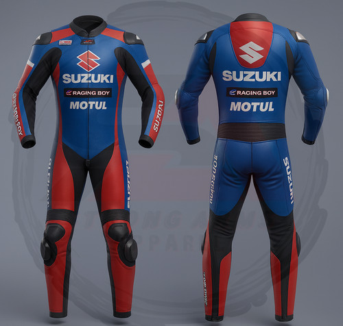 Suzuki motorbike racing suit - suzuki,