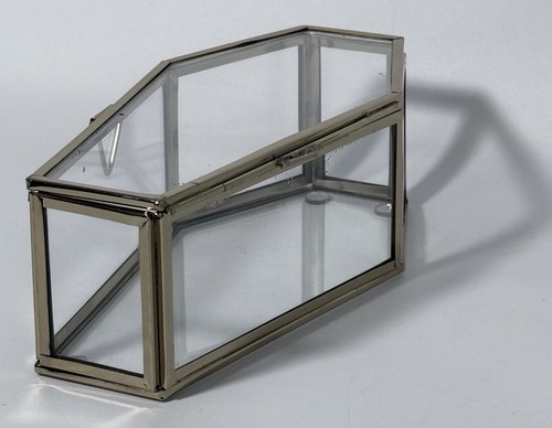 Coffin glass jewelry trinket - glass,
