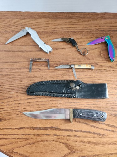 Set vintage pocket knives - of,