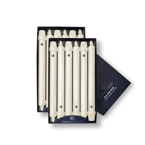 Unscented taper candle ivory - taper,