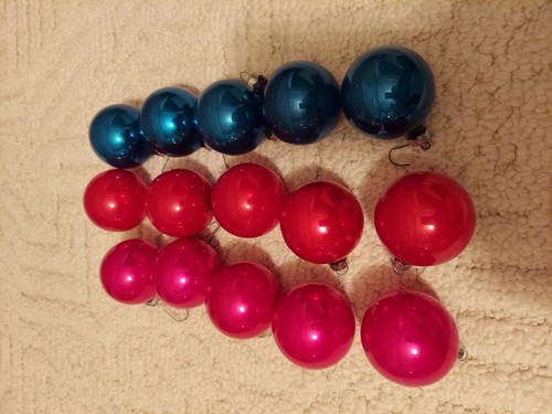 Christmas ornament bulbs - christmas, lot