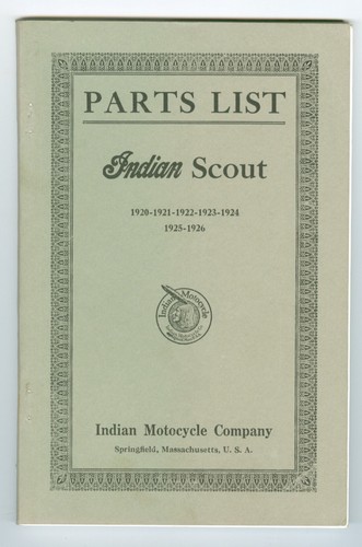 1920 1926 parts list - list, for