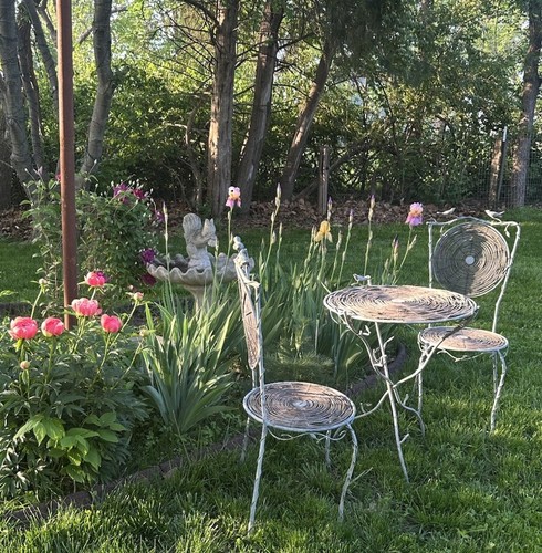Vtg bird branch french hand - branch,