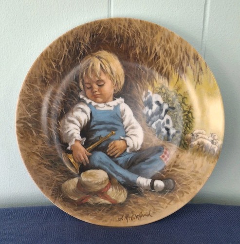 Little boy blue plate - boy,