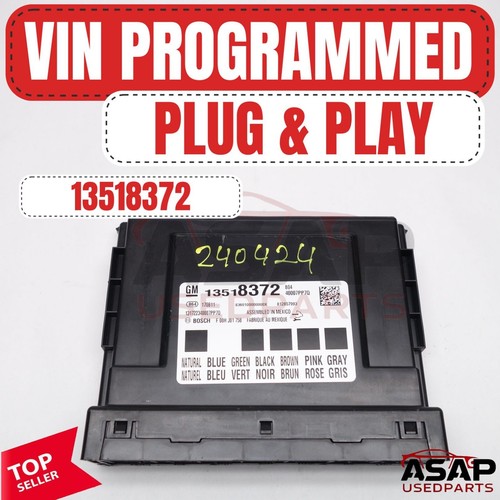 13518372 programmed bcm - 13518372,