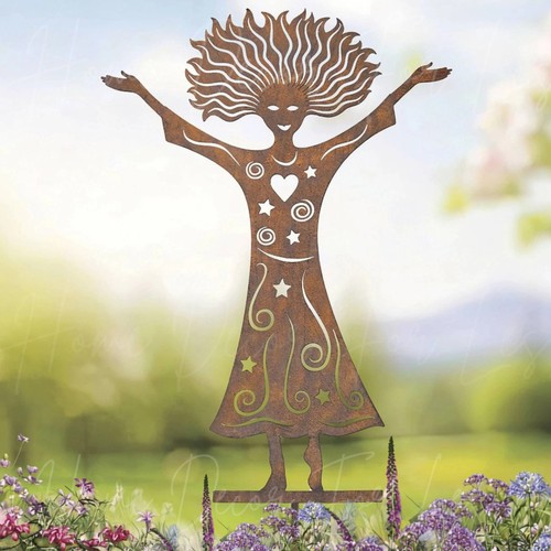 Whimsical garden goddess - whimsical,