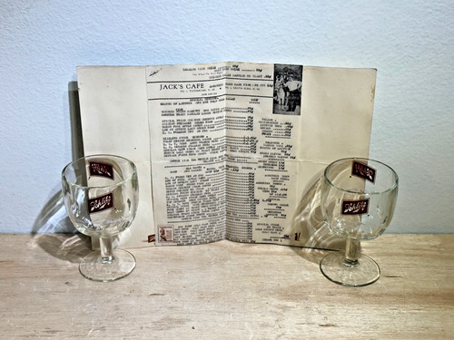 Vintage schlitz glass - vintage,