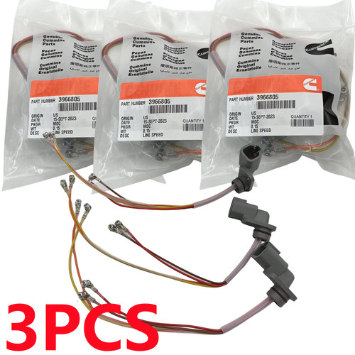 3pcs 3966805 fuel - 3pcs, injector