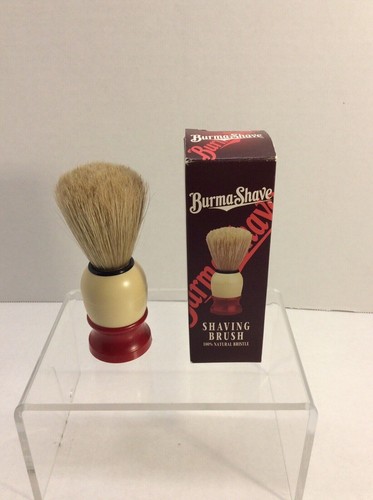 Burma shave shaving - shaving, brush