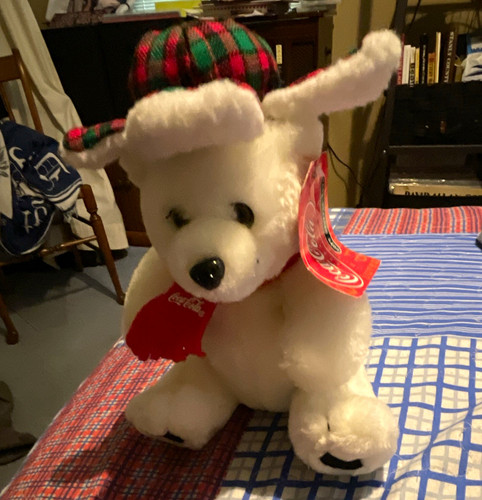 Coca cola plush polar bear - coca-cola,