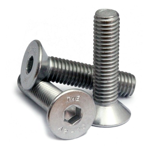 Stainless steel flat head - m5,