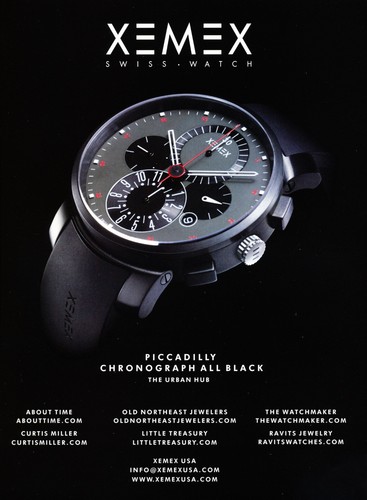 Xemex watch magazine promo - watch,