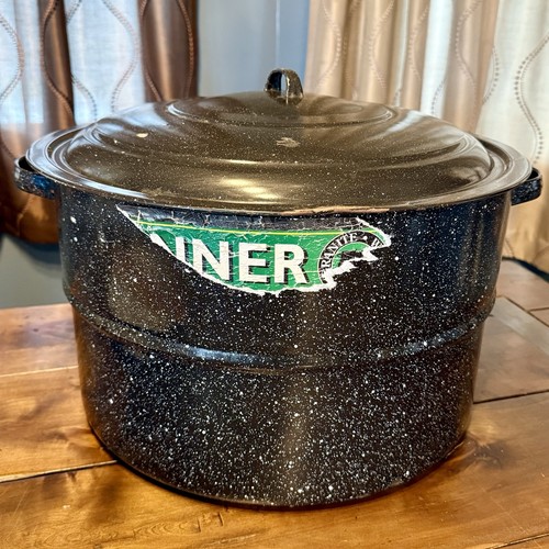 Vtg 70s granite ware water - granite,