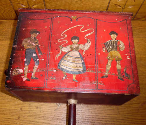 Vintage folk art hand painted - art,