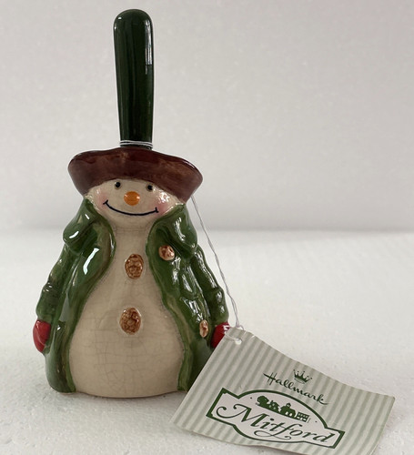Hallmark mitford snowman bell - mitford,