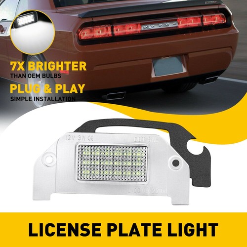 Led plate license - plate, lamp