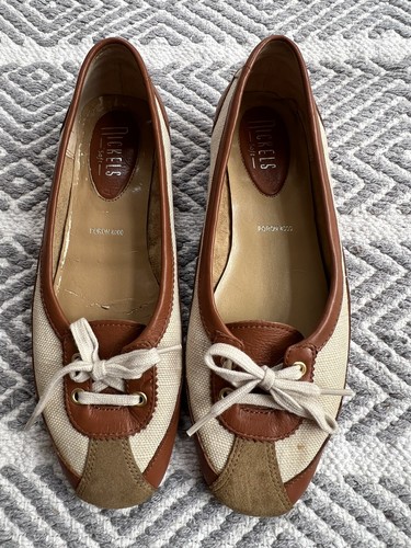 Soft nickels tan brown leather - soft,