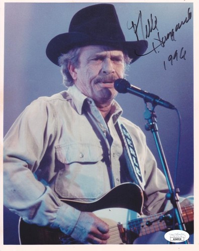 Merle haggard signed 1996 - signed, "1996"