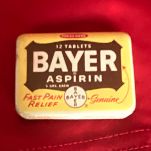 Bayer vintage aspirin pocket - bayer,