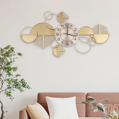 Large luxury gold wall clock - large,