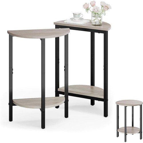 Stylish round side tables set - stylish,