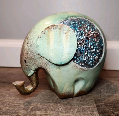 Mosaic elephant figure - mosaic,