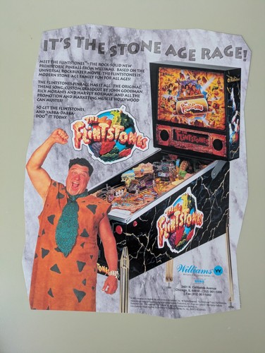 Williams flintstones pinball - ,