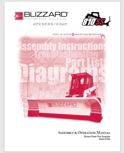 2001 blizzard snow plow owner - 2001,