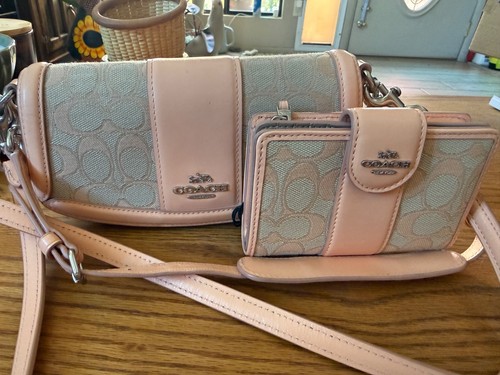 Coach purse with matching - with,