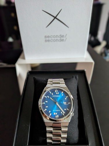 Citizen tsuyosa automatic blue - citizen,
