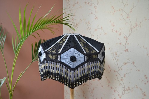 Lampshade black grey - , gathering