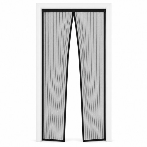 Magnetic mesh screen door - screen,