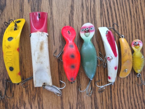 Vintage lot hand painted - of,