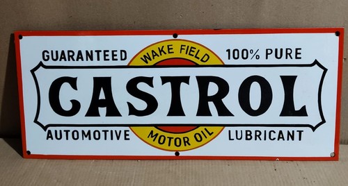 Castrol motor oil - oil, porcelain