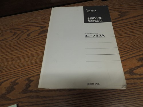 Icom 737a original service - icom,