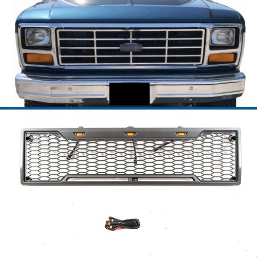 Black front grille fits - black,