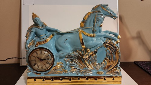 Vintage horse rider - horse, ceramic