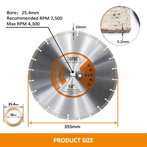 Diamond saw blade segmented - diamond,