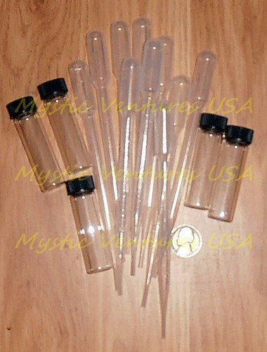 Big oz gold vials - gold,