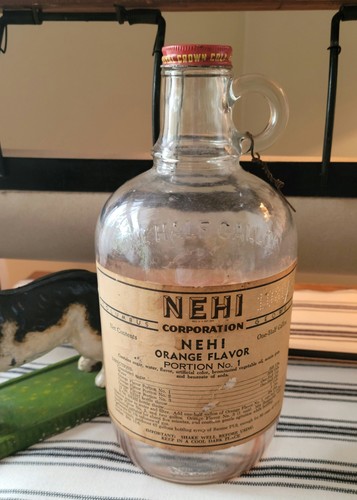 Vintage embossed half gallon - embossed,