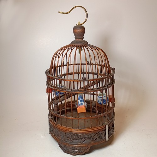 Small vtg round chinese bamboo - small,