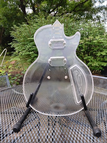 Acrylic crystal les paul - les,