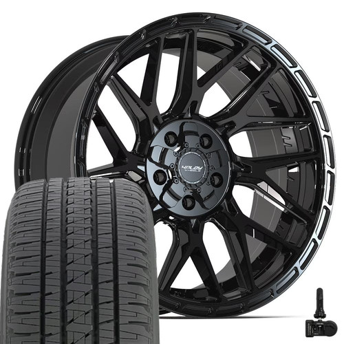 Set 4play 4ps28 20x9 - 4play, black