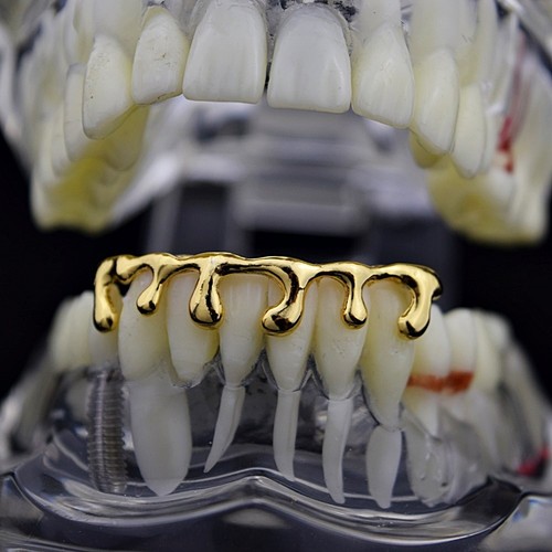 14k gold plated drip - gold,