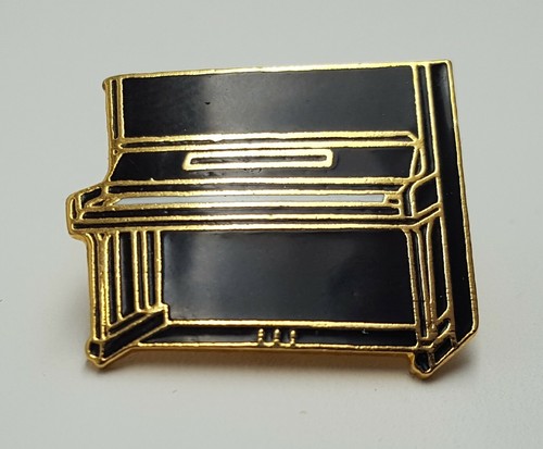 Upright piano pin brooch - upright,