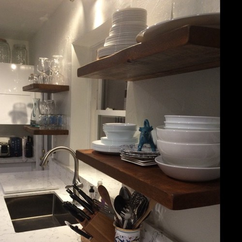 Floating shelf solid wood - –,