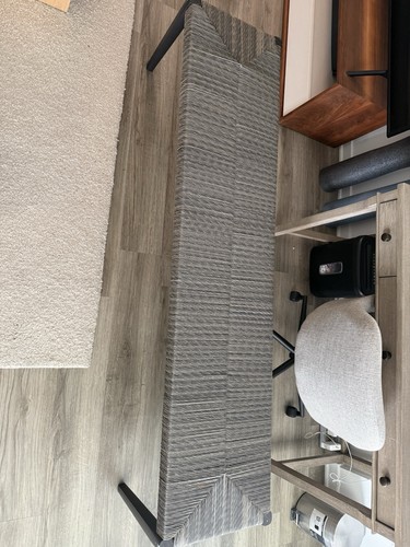 Crate barrel bench grey - crate&barrel,