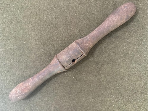 Antique all metal handle - metal, t-handle